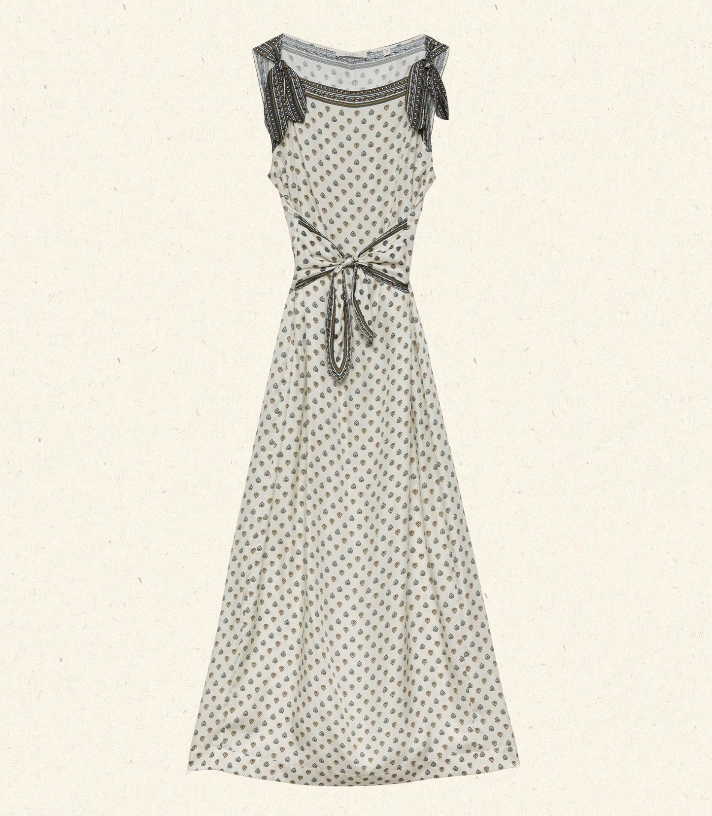 AMORETTE DRESS -- RIVIERA FOULARD