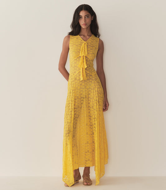 ANGELINE DRESS -- CITRUS