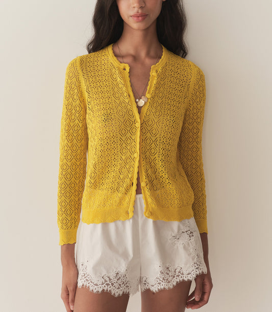 DIANE CARDIGAN -- CITRUS