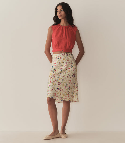 ELOWETTE SKIRT -- WINDSWEPT BLOOMS