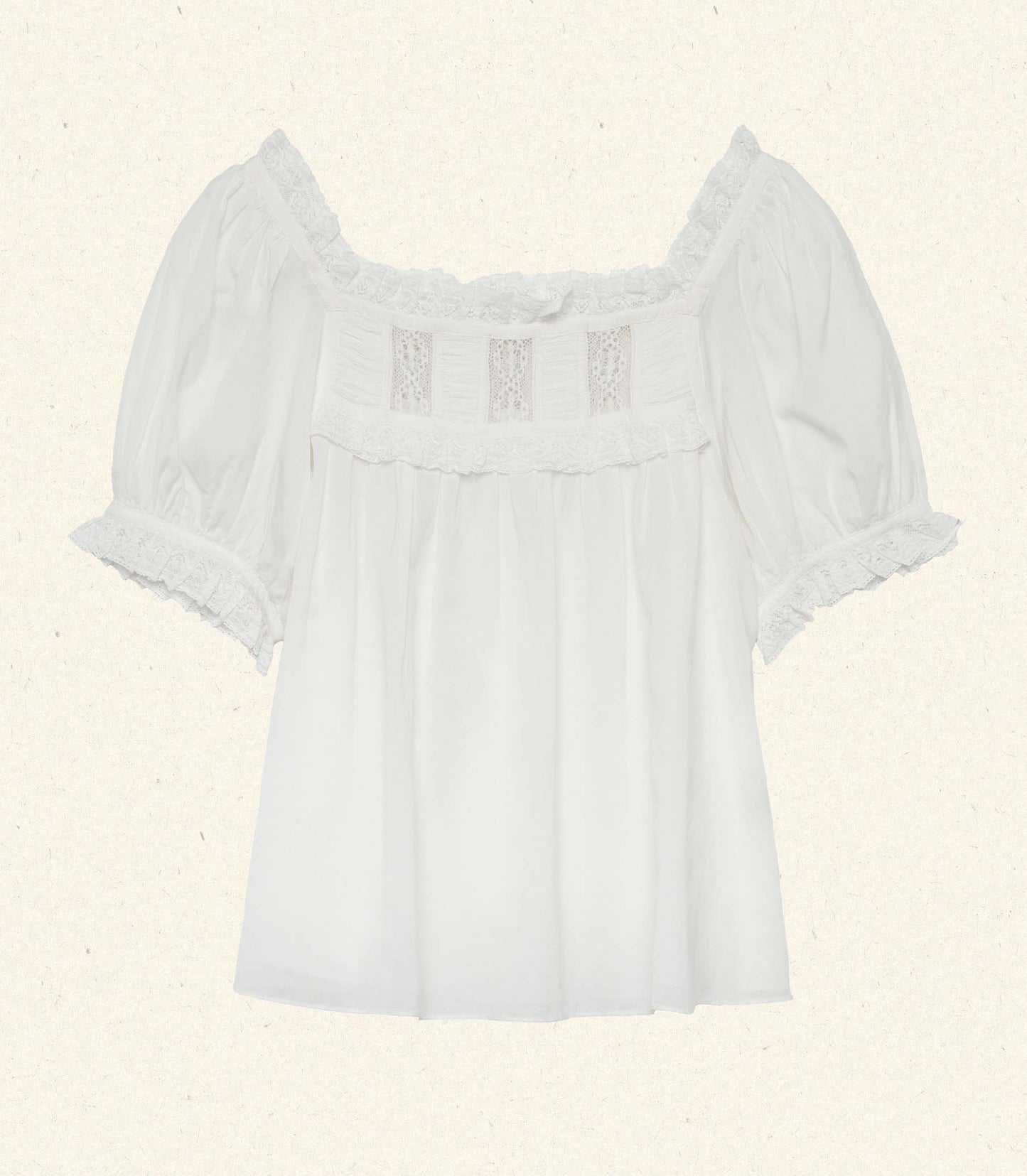 FRANCES TOP -- SALT LACE