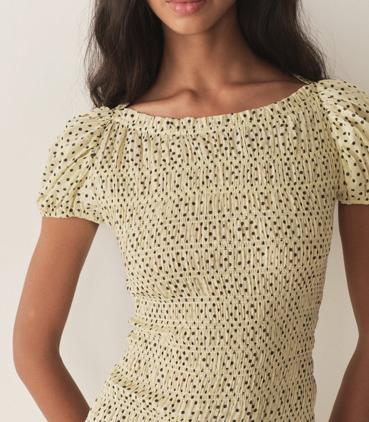 GEORGENE DRESS -- PORTIA DOT