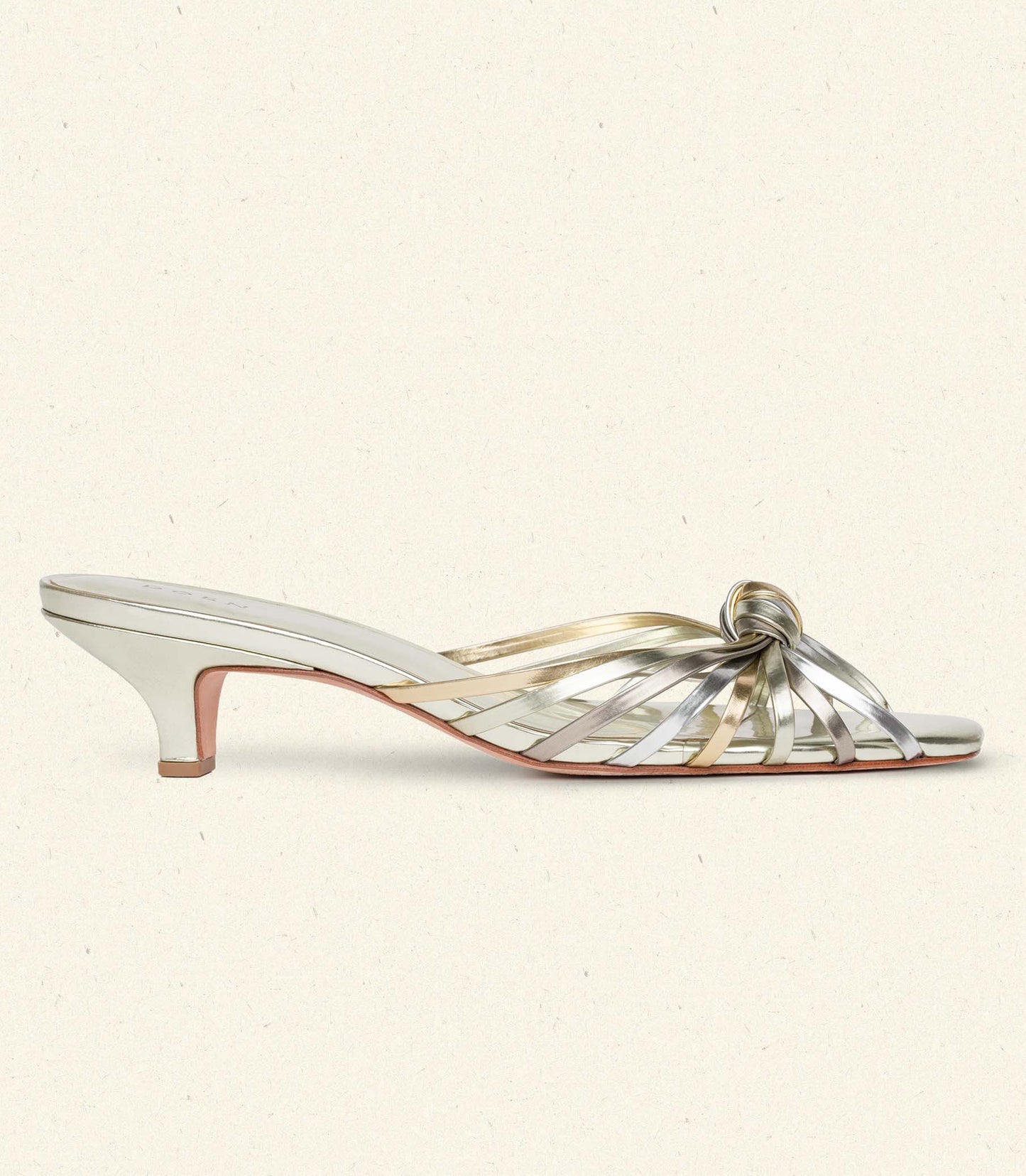 GIO SANDAL -- MIXED METALLIC LEATHER