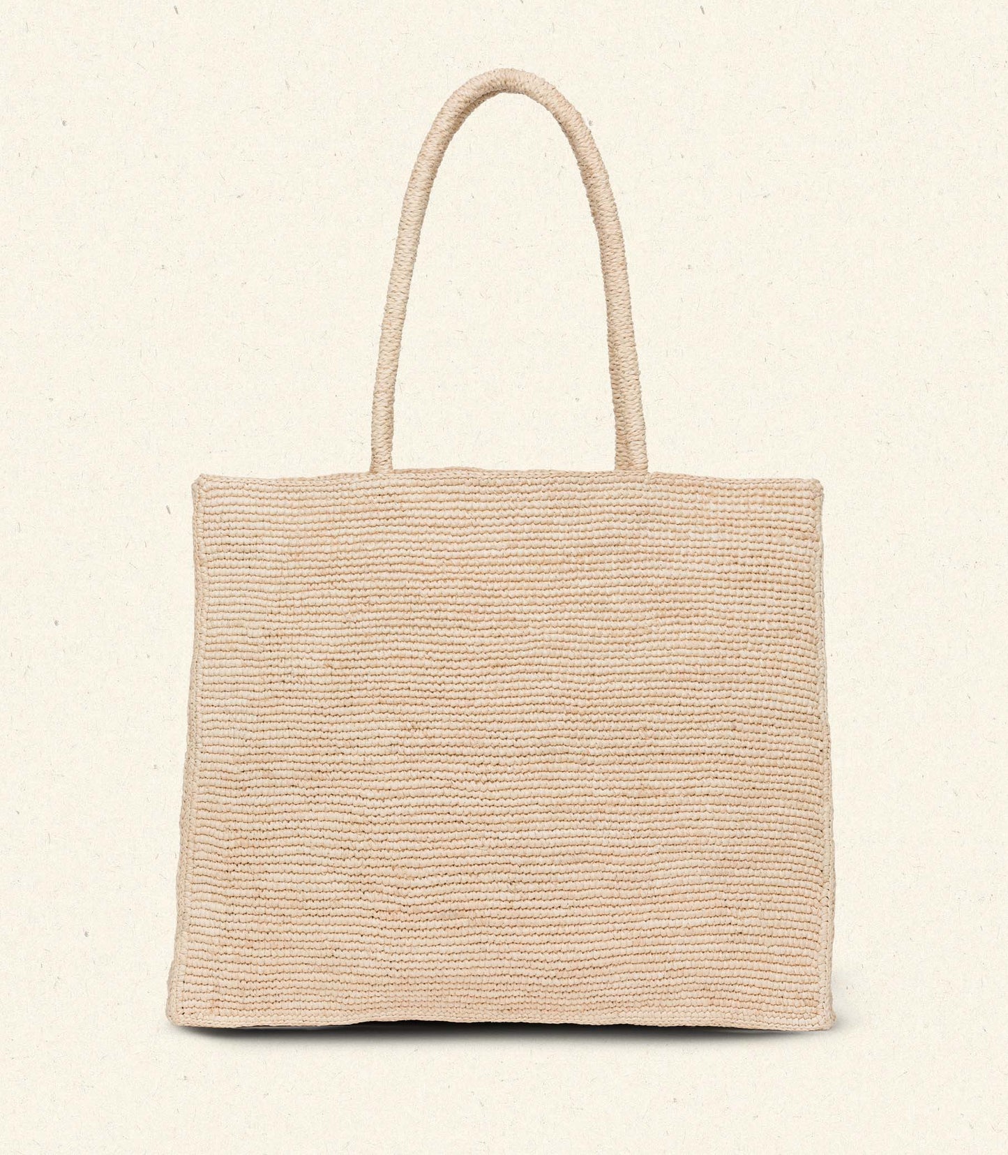 GRANDE MATHILDE BAG -- NATURAL RAFFIA