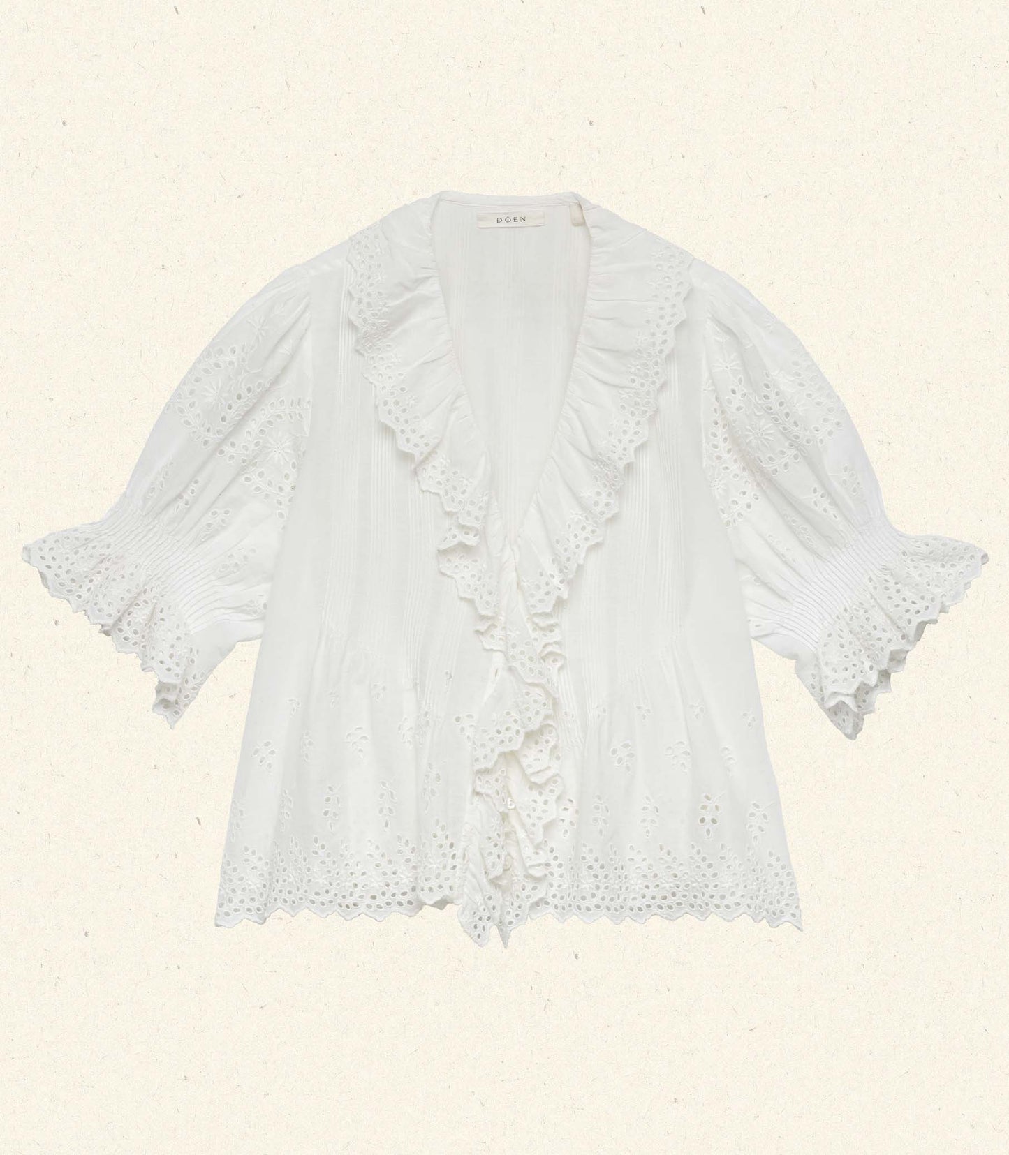 HENRI TOP -- SALT EYELET
