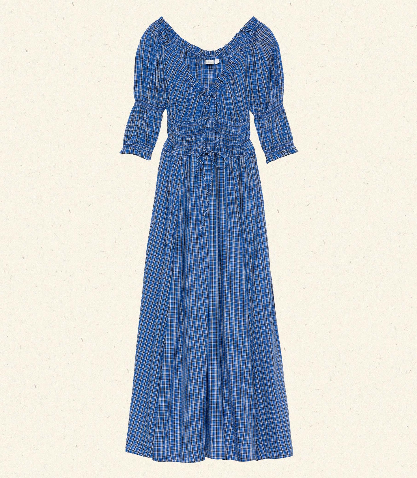 ISCHIA DRESS -- CASSIS CHECK