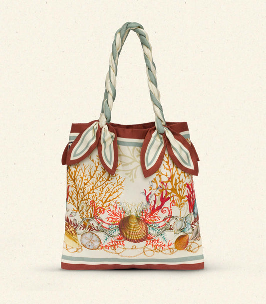 LAIS SCARF BAG -- COQUILLAGES DES BIARRITZ