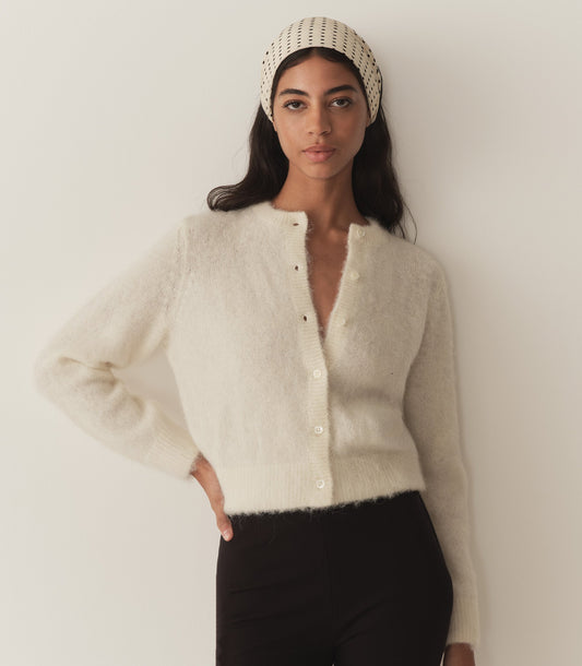 LILLETTE CARDIGAN -- SEA SALT