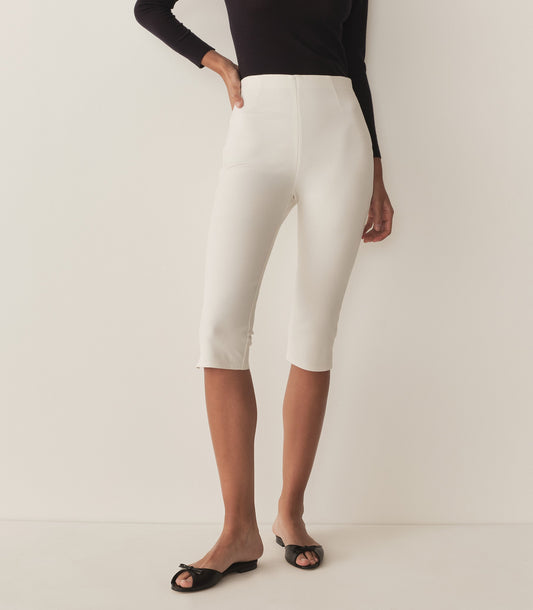 LULA CAPRI PANT -- SALT