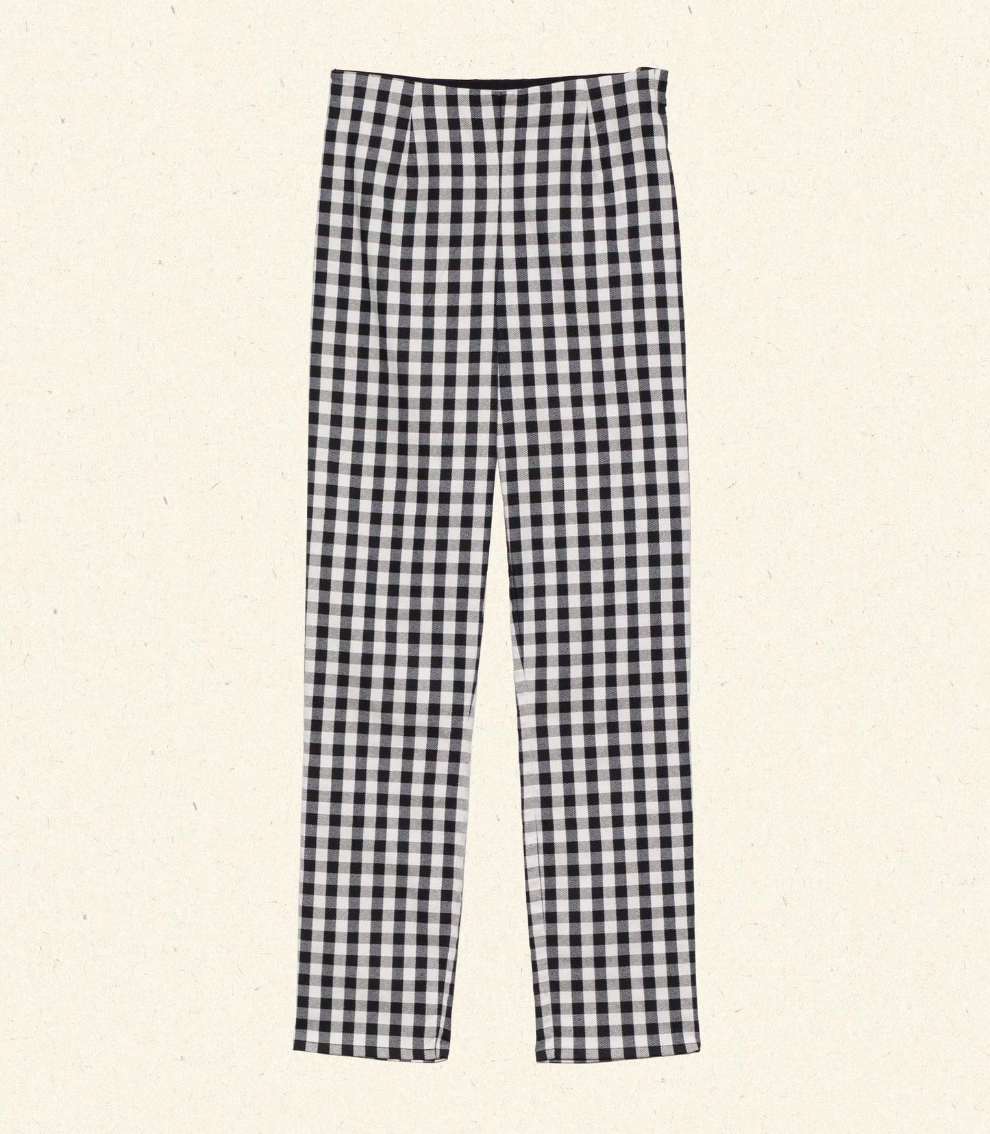 LULA CROP PANT -- NOIR MARJORIE GINGHAM