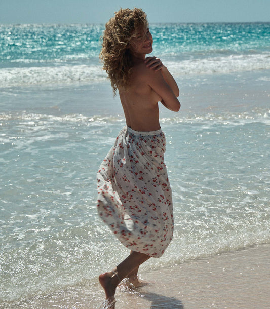 MARCIE SKIRT -- POPPY FIELD