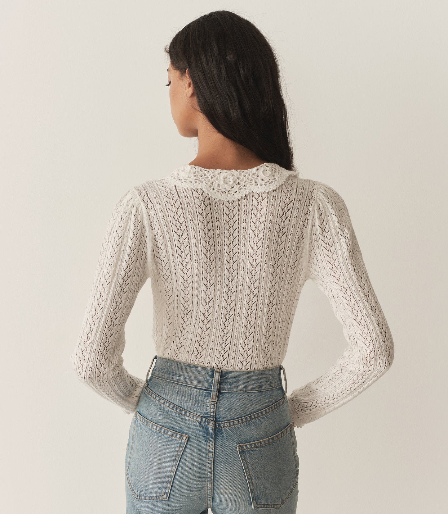 MARTINA CARDIGAN -- PALE LILY