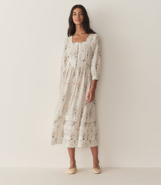 MINTA DRESS -- PAINTED BOUQUET