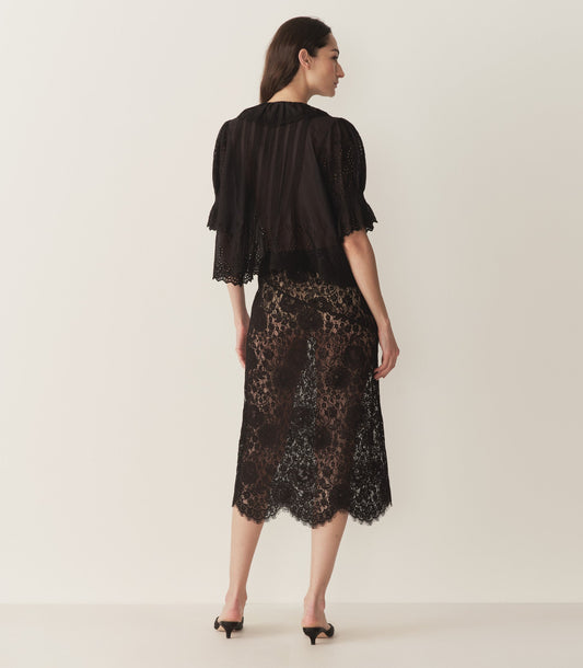 NANDI SKIRT -- BLACK