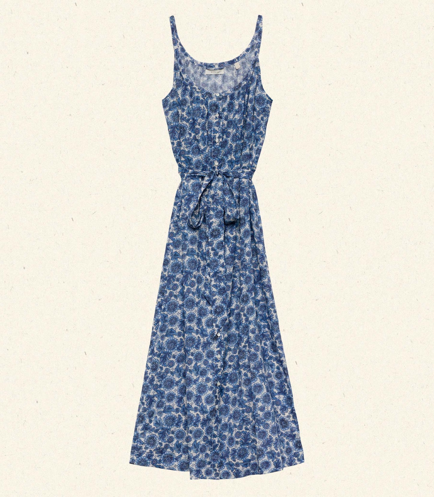 NEVITA DRESS -- BLEU SOLEIL FLEURIT