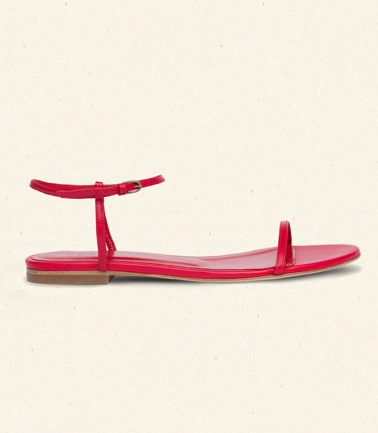 SARTENE SANDAL -- RED NAPPA