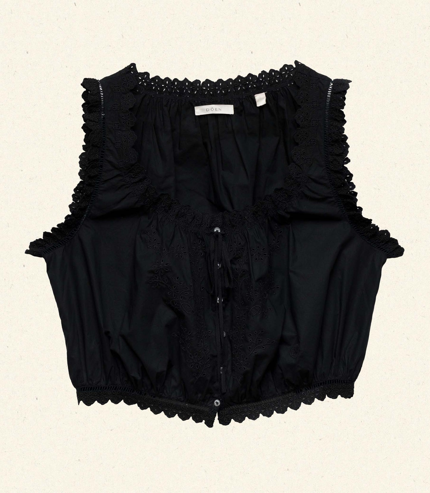 TRAVELER TOP -- BLACK