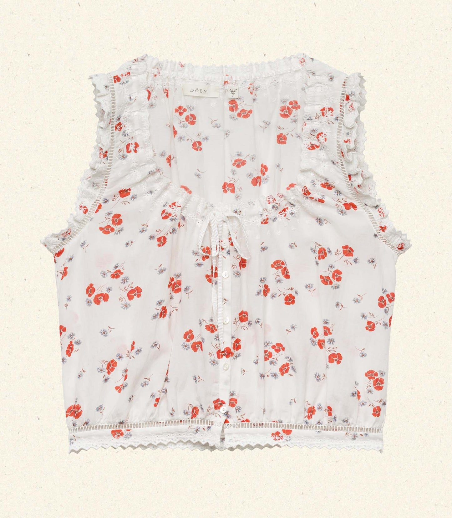 TRAVELER TOP -- POPPY FIELD