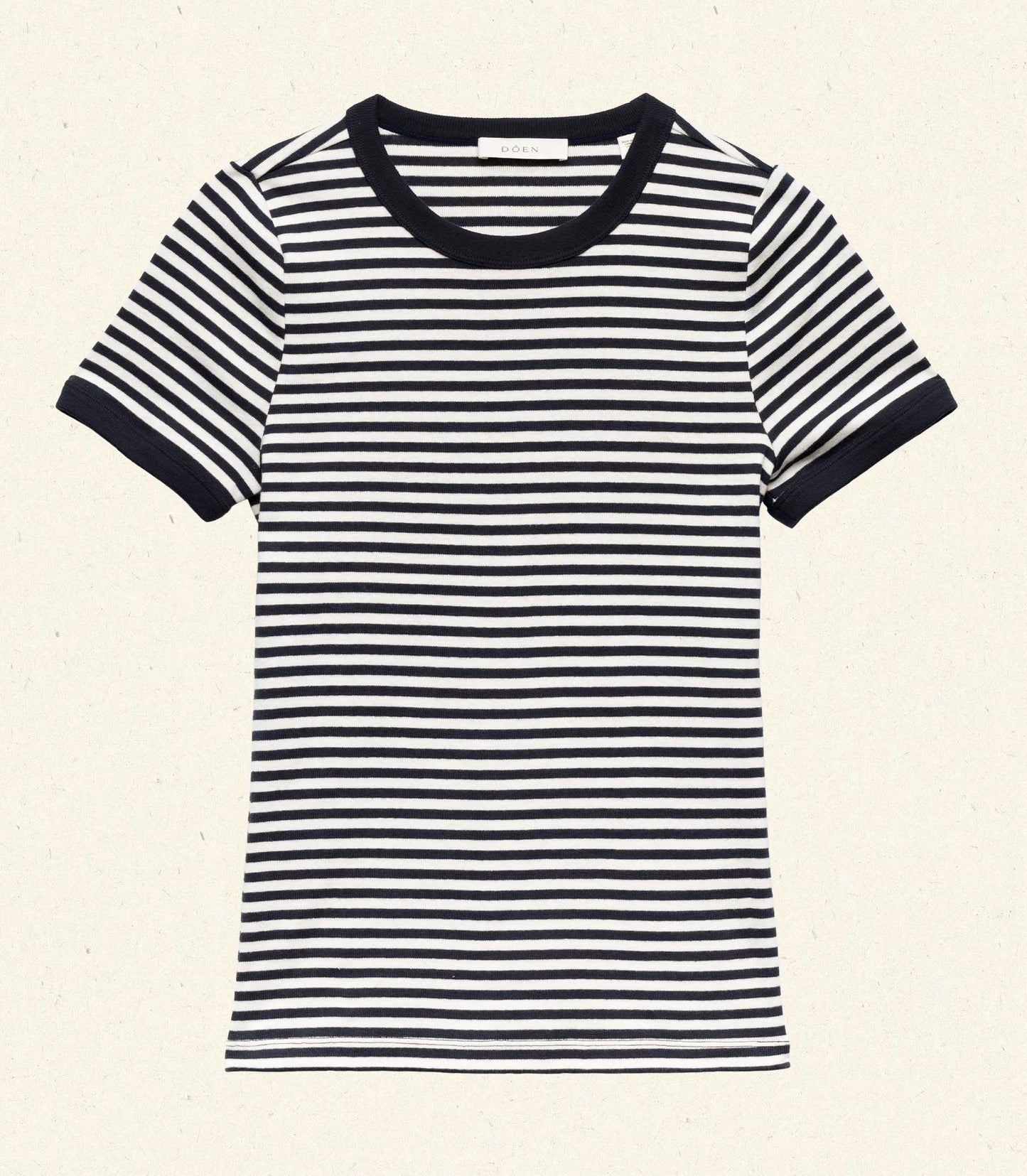 VIVI TEE -- NAVY NANTUCKET STRIPE