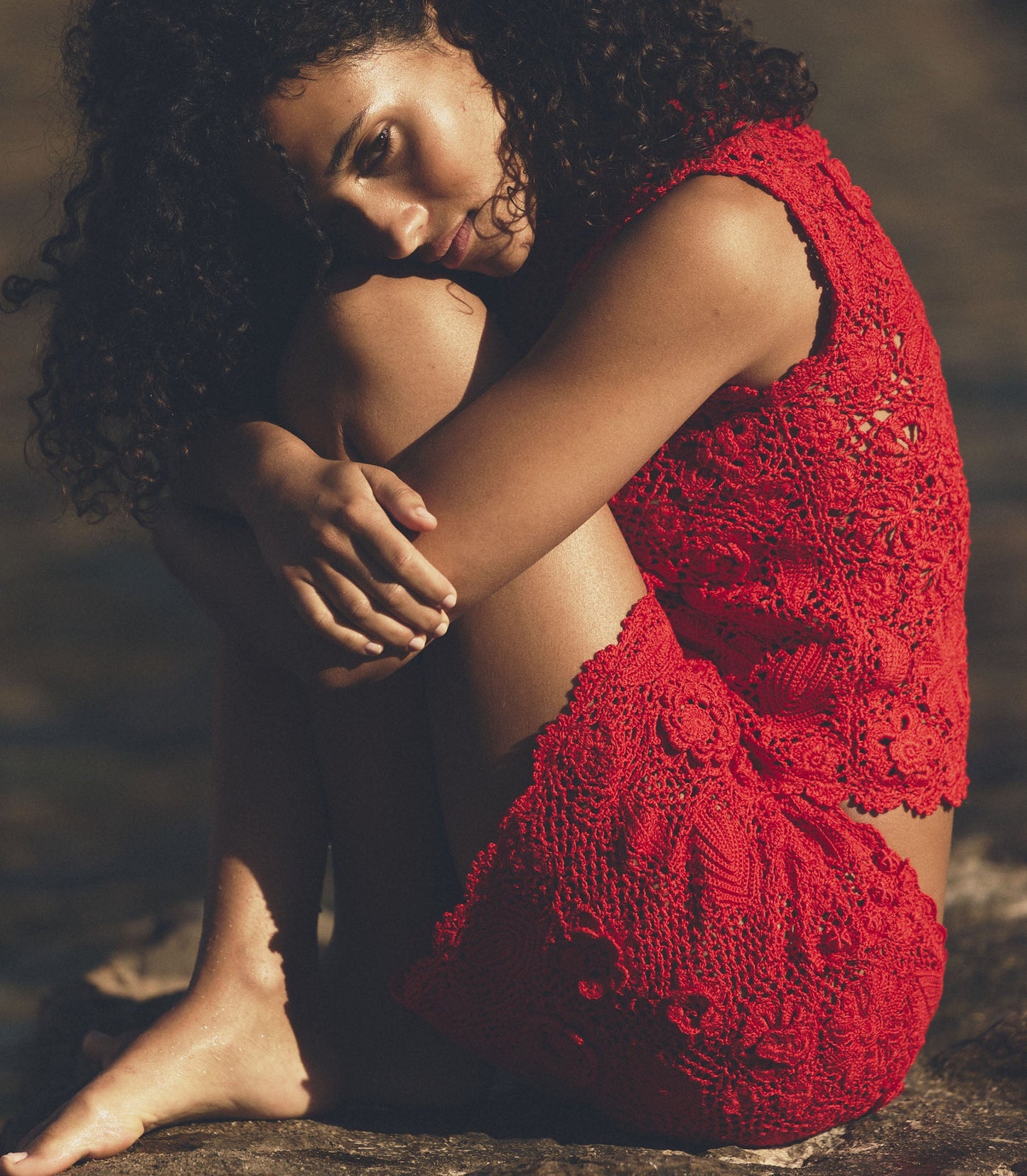 MARITZA SKIRT -- CARMINE