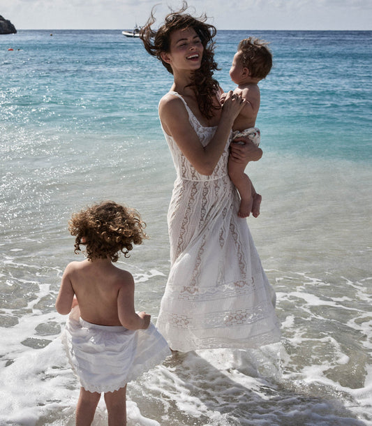 AGNESA DRESS -- SALT