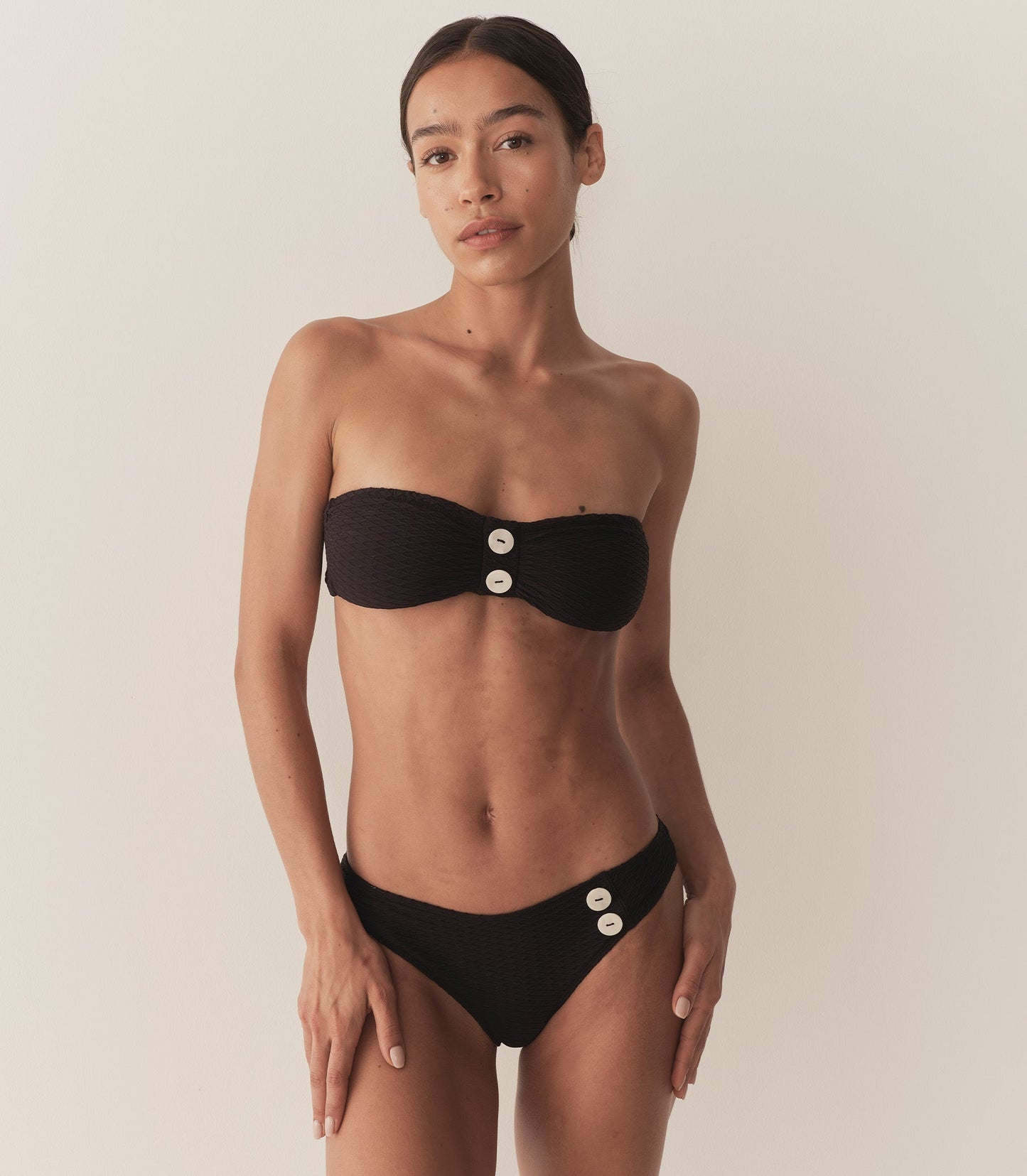 ALARA BIKINI BOTTOM -- NERO