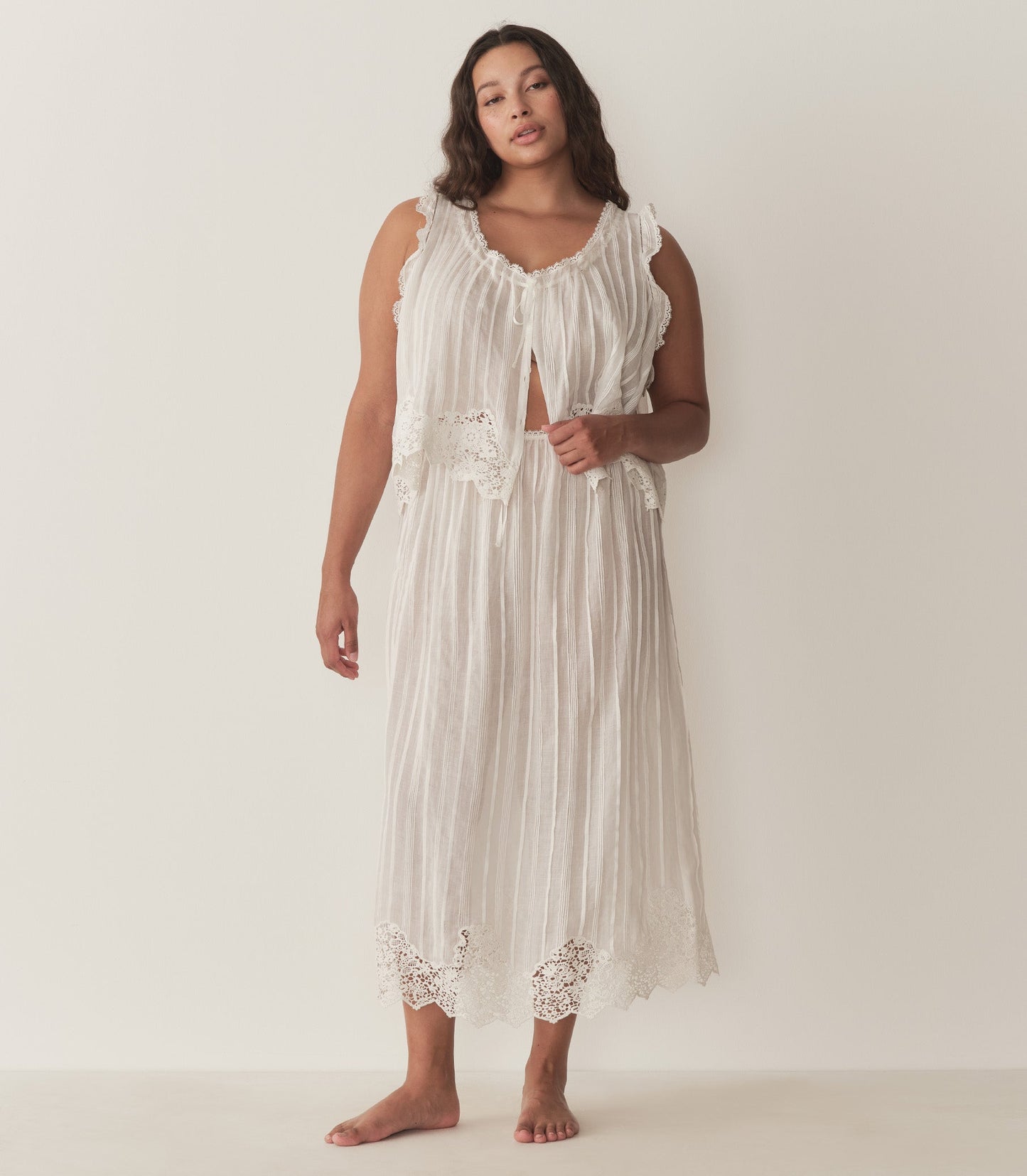 ALBINA SKIRT -- SALT