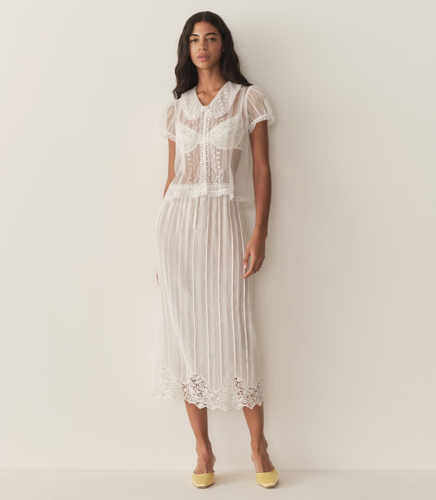 ALBINA SKIRT -- SALT