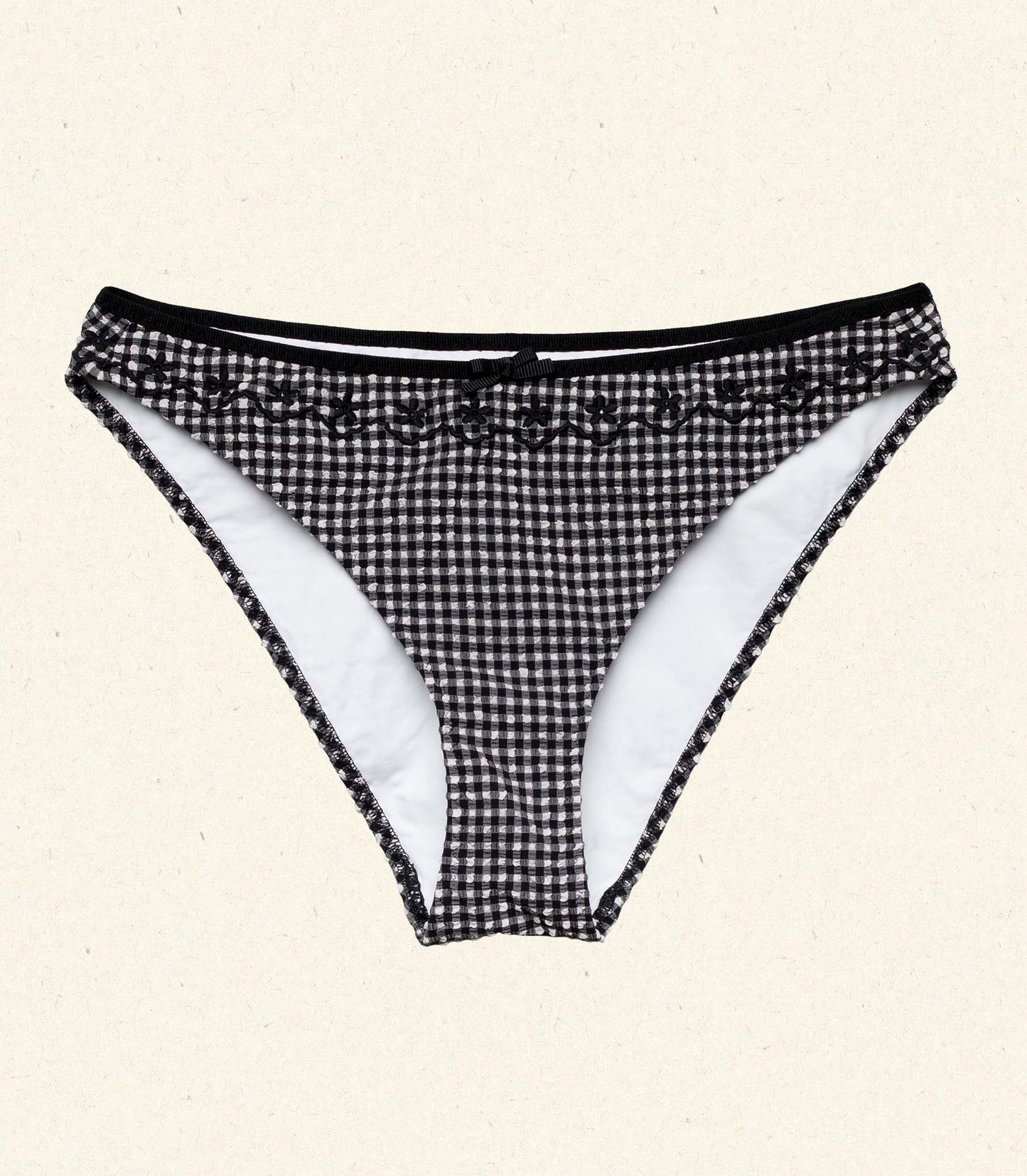AZURA BIKINI BOTTOM -- LA MADDALENA GINGHAM