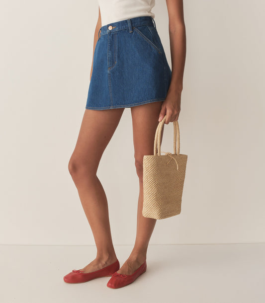 BATEAU BAG -- NATURAL RAFFIA