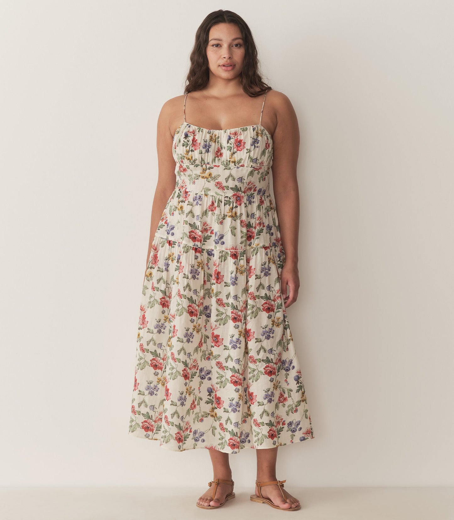 BENOIT DRESS -- IVORY WILD ROSE