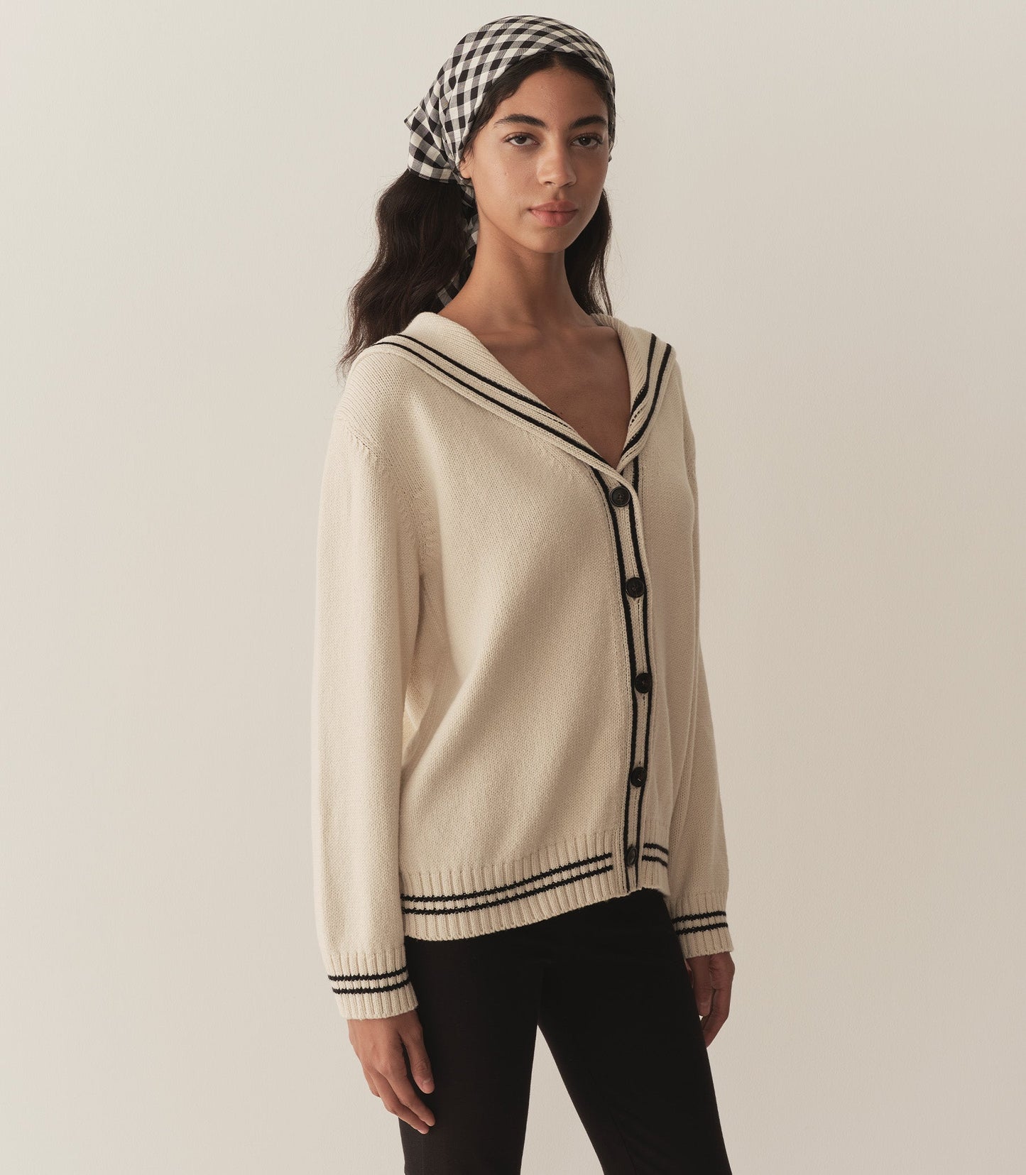 BONAVENTURE CARDIGAN -- CREME