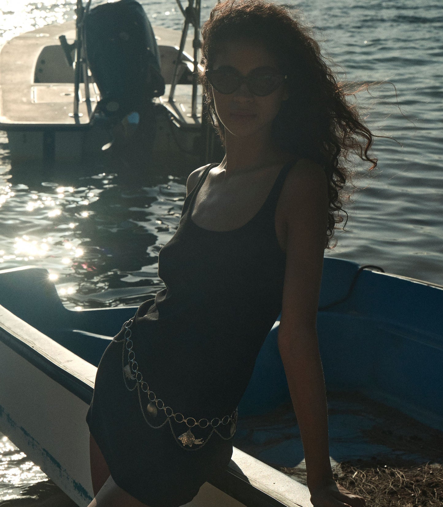 CYNTHIA DRESS -- BLACK