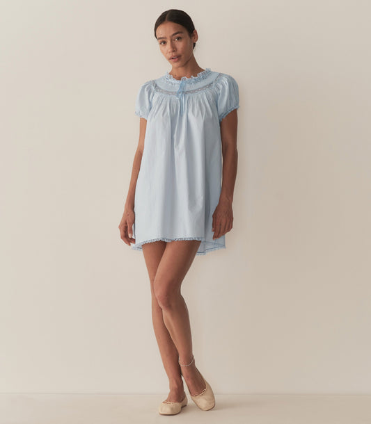 DAPHNE DRESS -- CLOUDLESS SKY