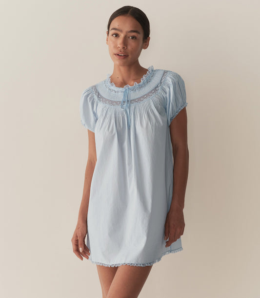 DAPHNE DRESS -- CLOUDLESS SKY