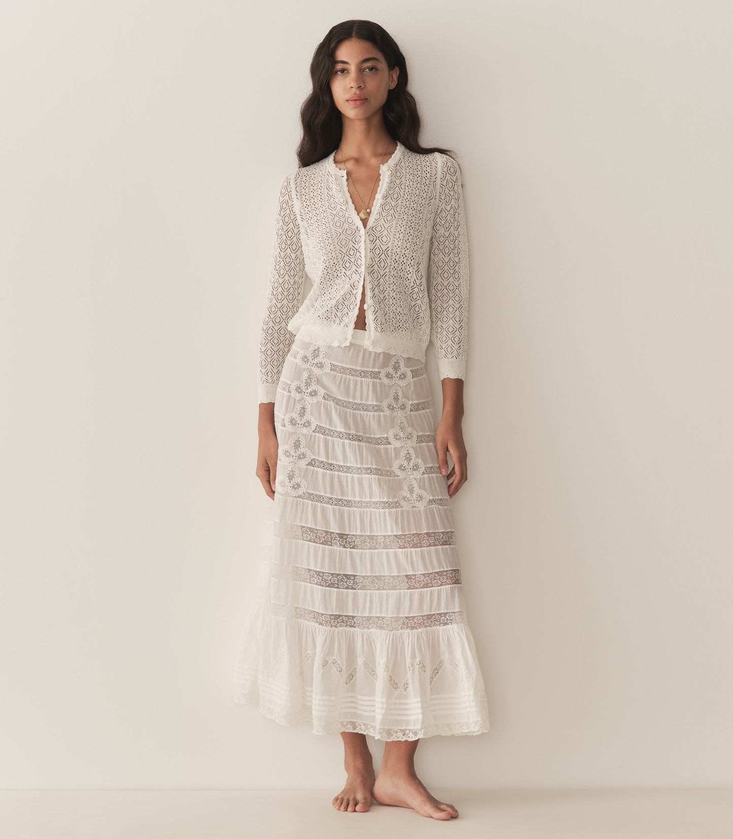 DIANE CARDIGAN -- IVORY