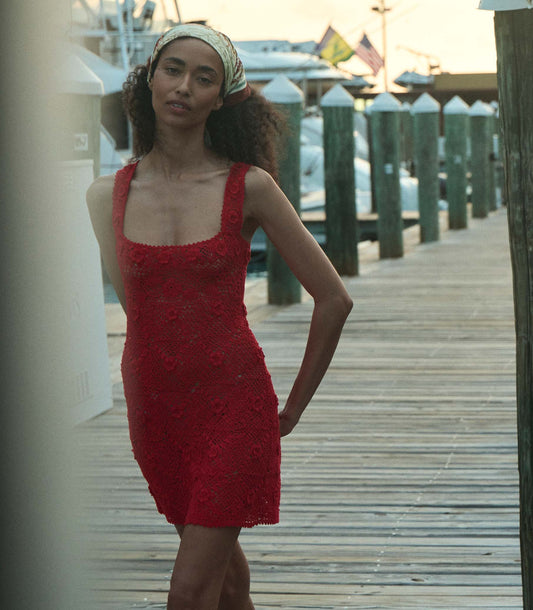 ELOISE DRESS -- RUBY