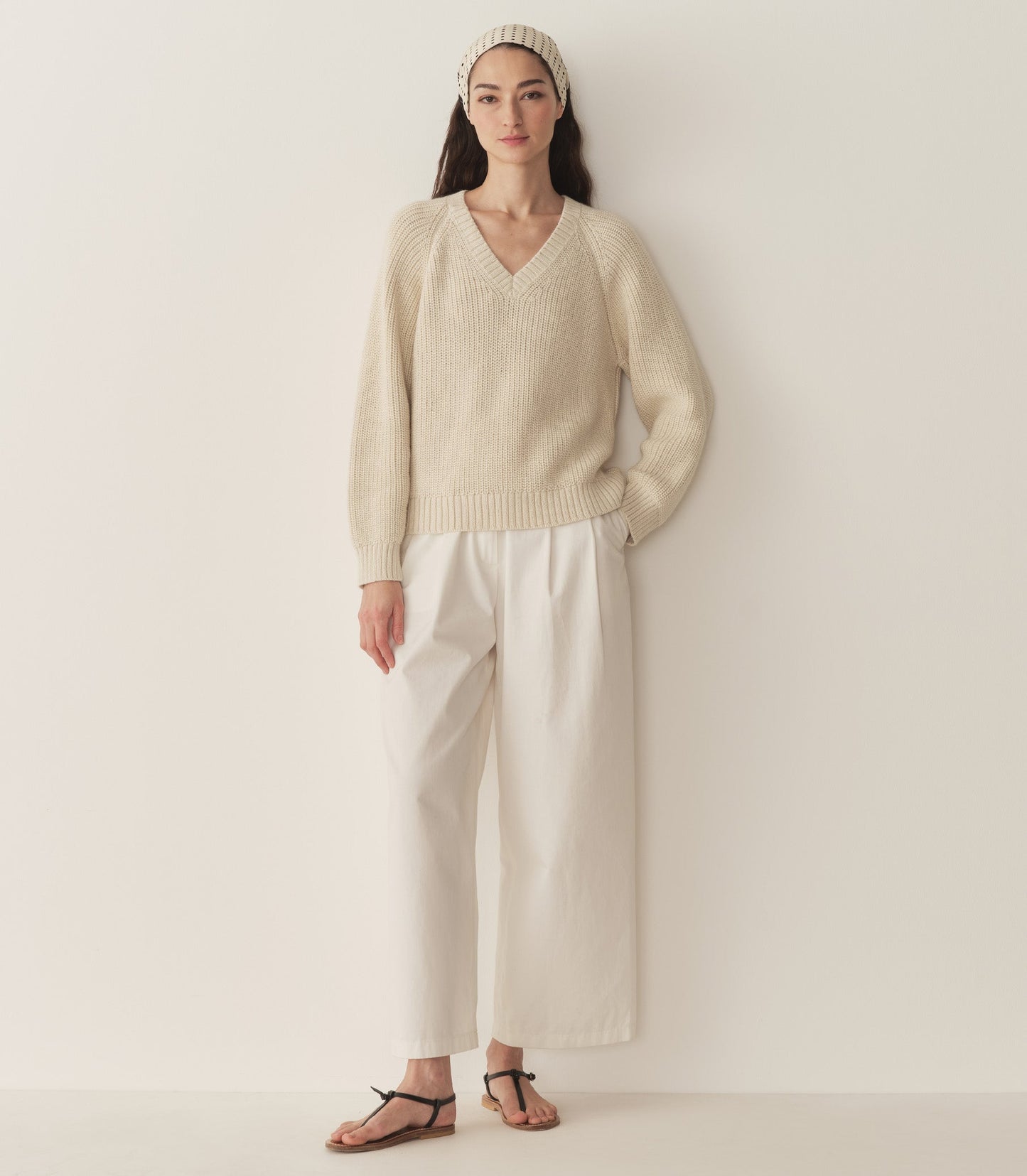 EMMONS SWEATER -- CREAM