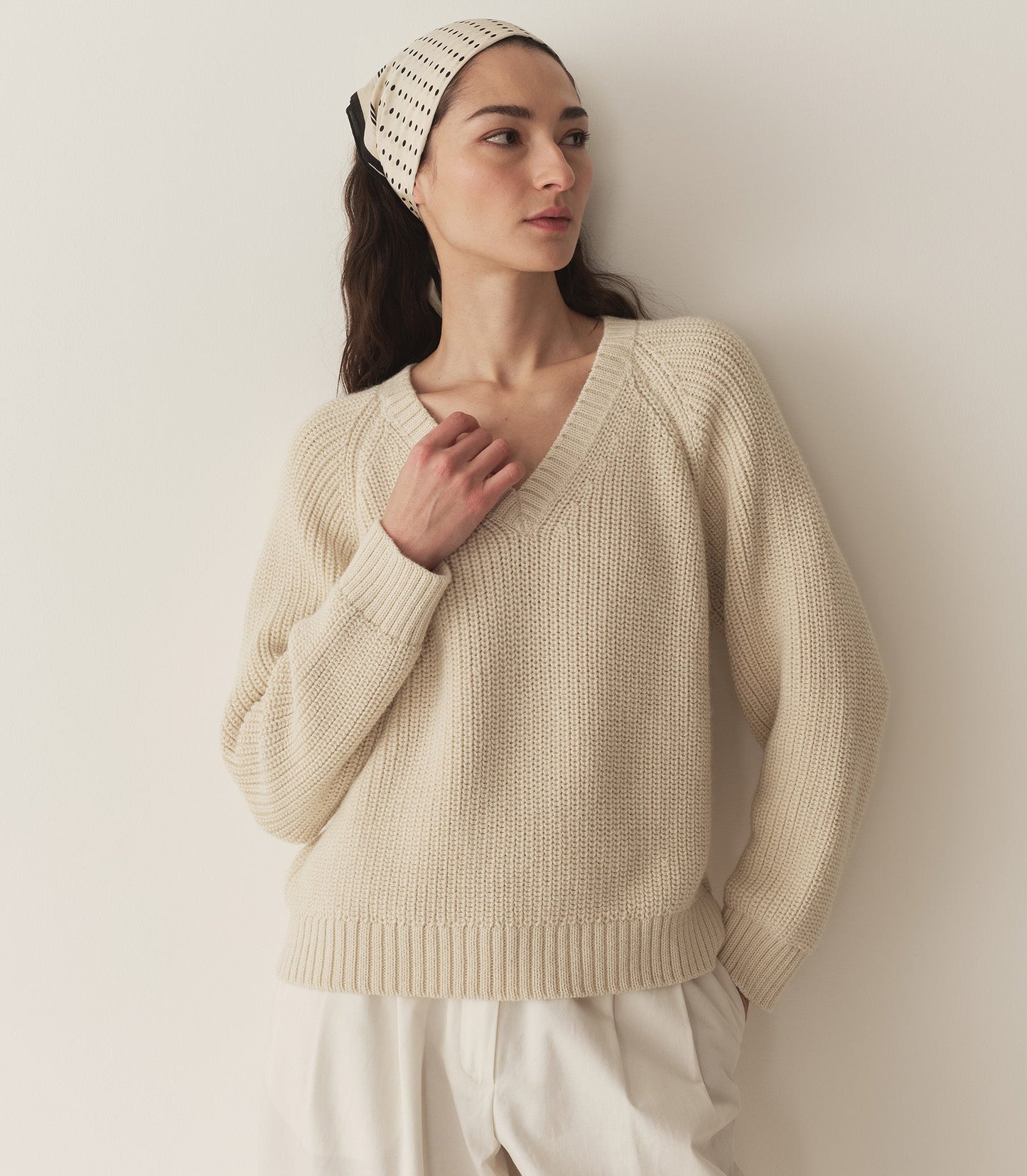 EMMONS SWEATER -- CREAM