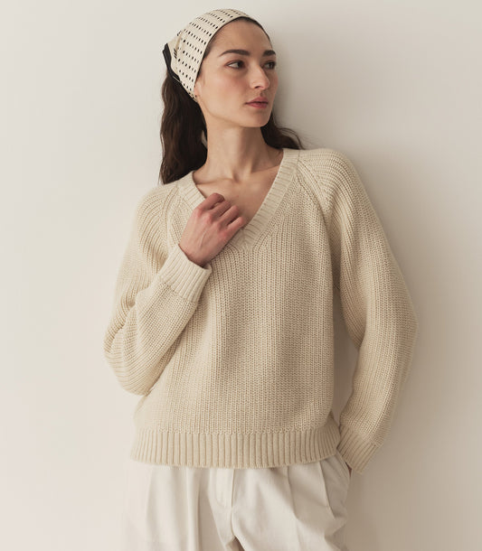 EMMONS SWEATER -- CREAM