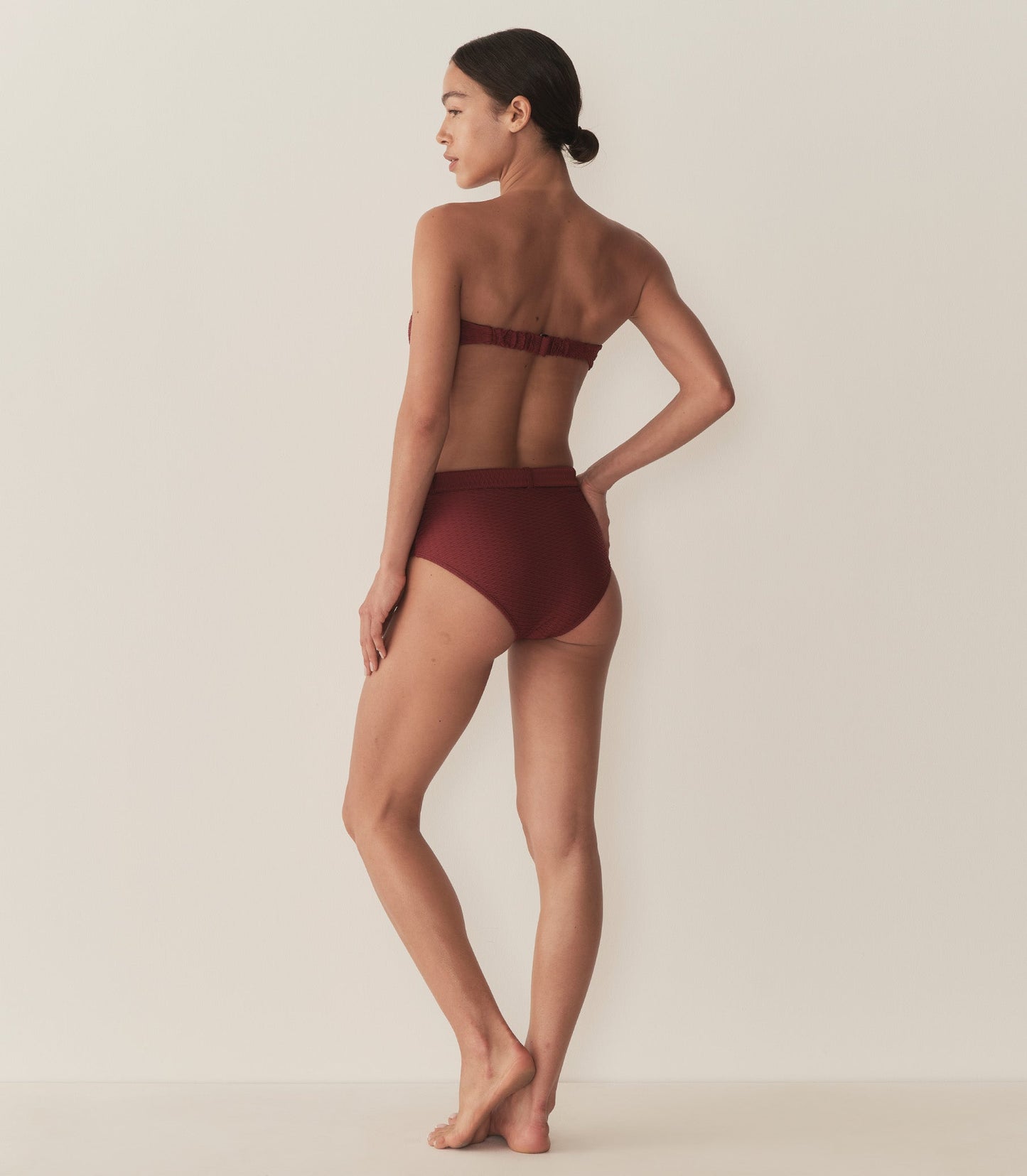 EVORA BIKINI BOTTOM -- DEEP SUMAC