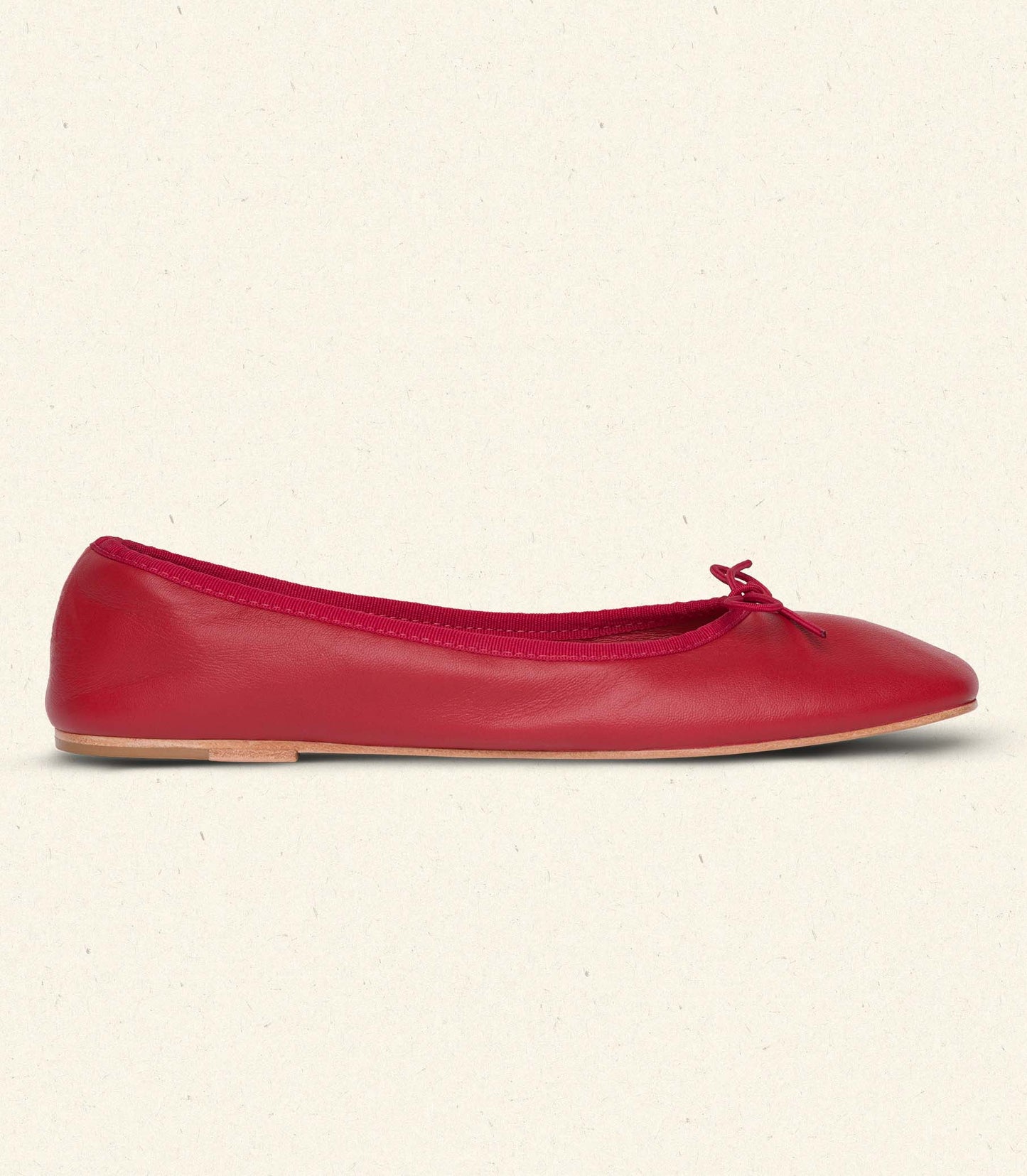 FIFI BALLET FLAT -- RED NAPPA