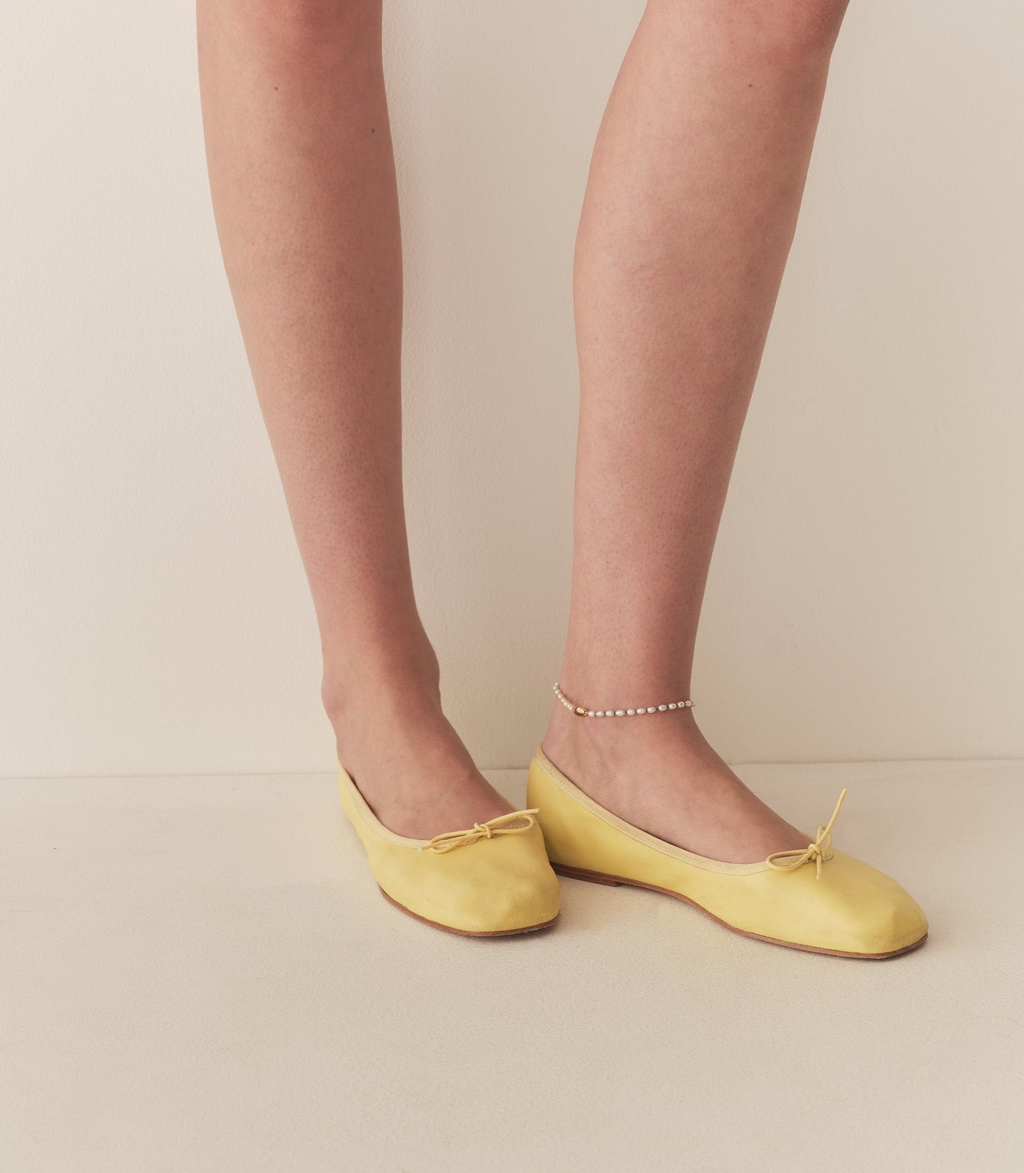 FIFI BALLET FLAT -- SUNLIGHT NAPPA