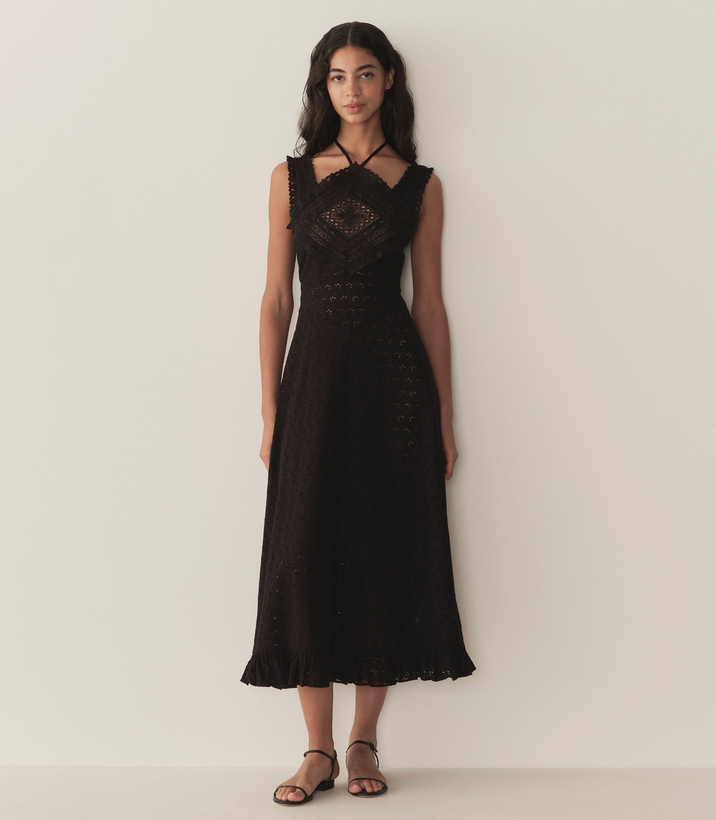 FRIEDA DRESS -- BLACK