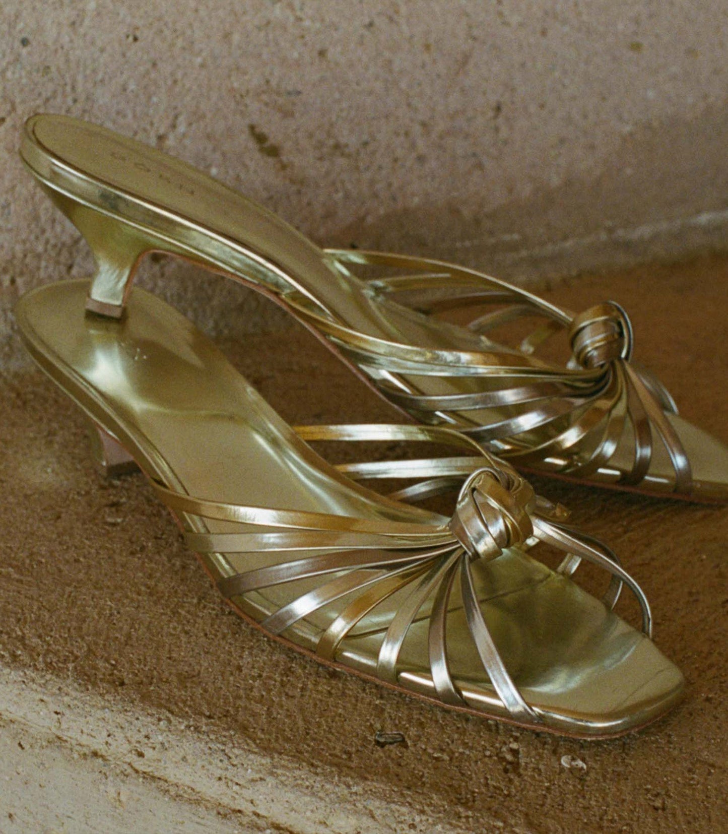 GIO SANDAL -- MIXED METALLIC LEATHER