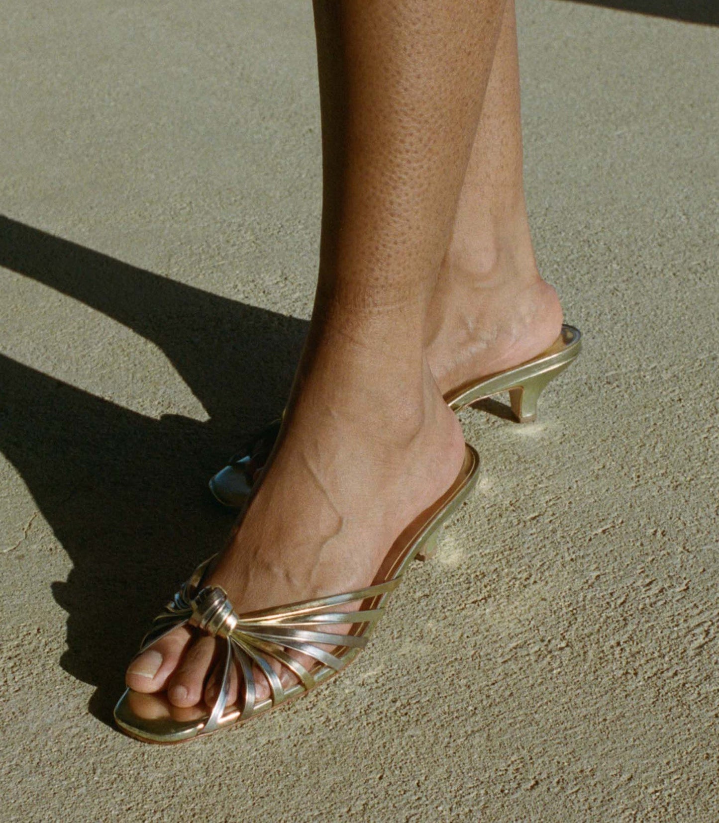 GIO SANDAL -- MIXED METALLIC LEATHER