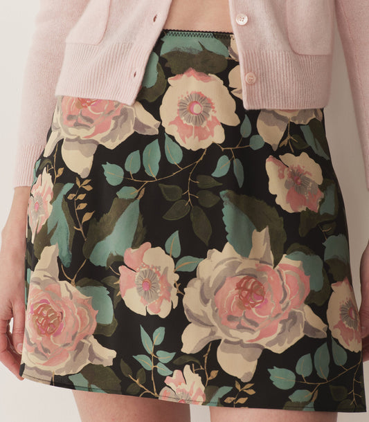 GIULIETTA SKIRT -- ROSE GARDEN FLORAL