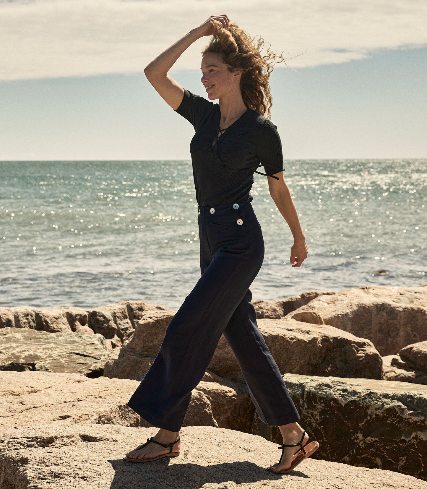 GLENNE PANT -- NAVY