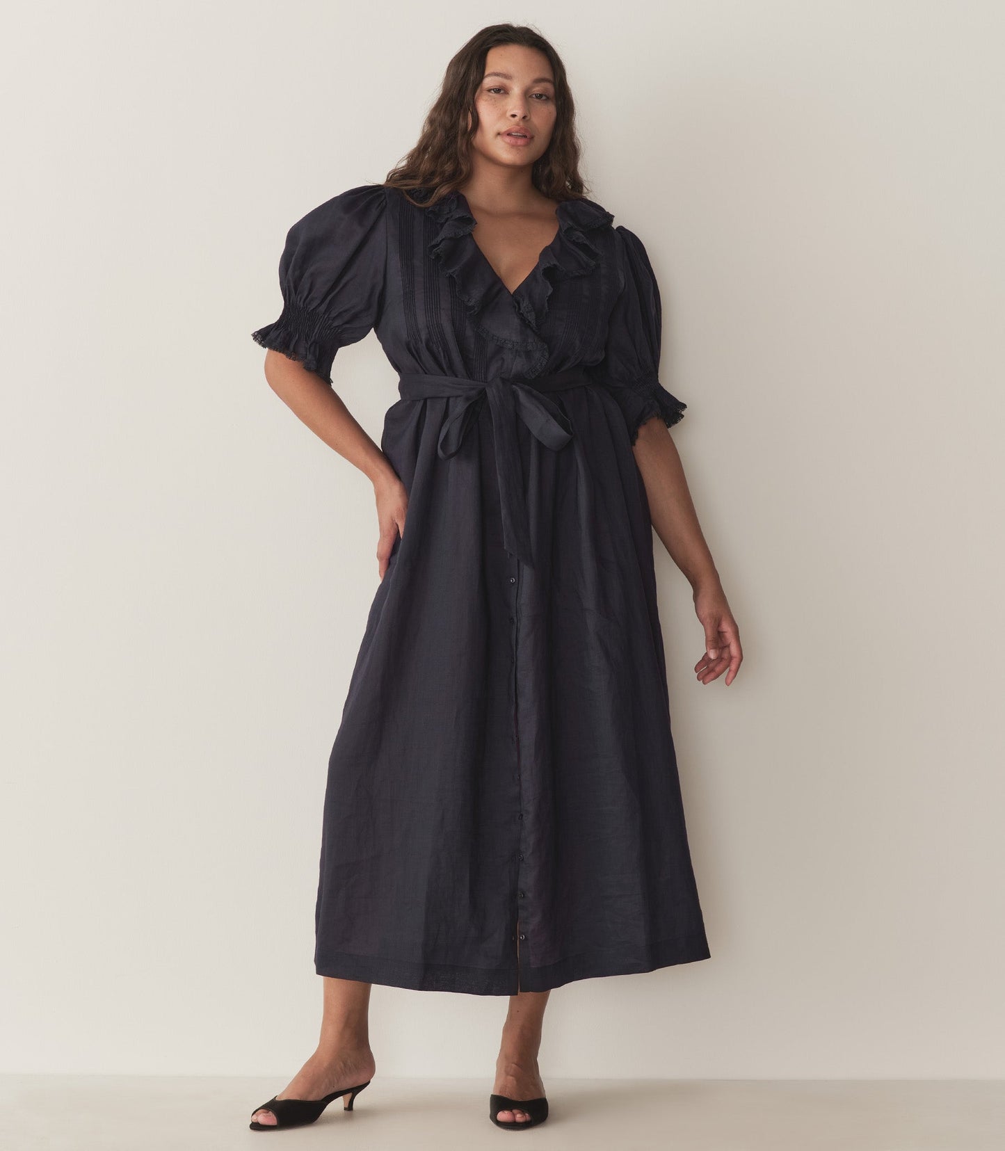 HARRIETTE DRESS -- NIGHT SKY