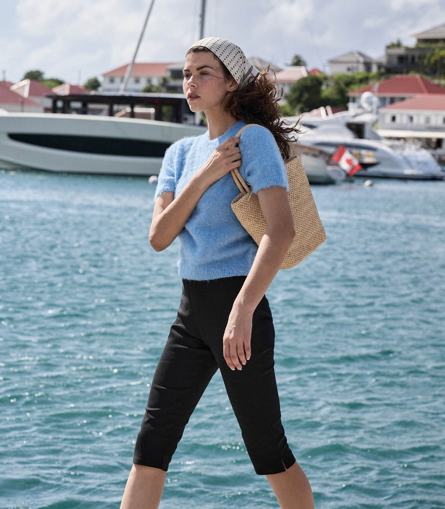 HEARST SWEATER -- SEASHORE BLUE